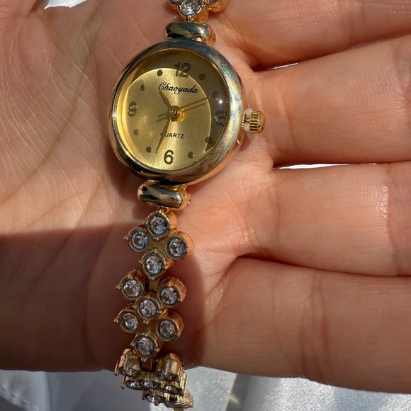Panthere Vintage classy Gold Chain Bracelet Zircon/waterproof main image 13